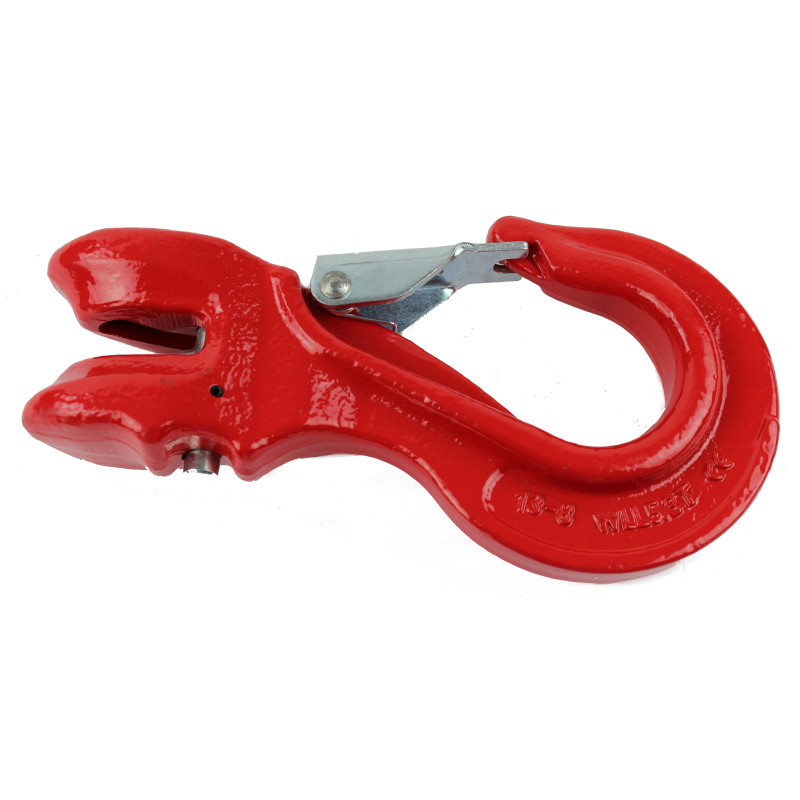 Lasthaken mit Gabel an der Kette verstellbar