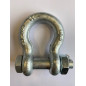 Schäkel mit Mutter und Sicherheitssplinte Grad 80