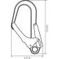 Gerüst - Stahlkarabiner