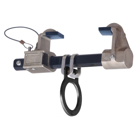 Beweglicher Anschlagpunkt für Stahlträger