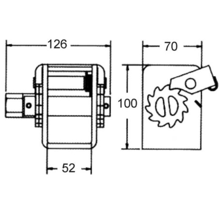 Bandwinde 50 mm