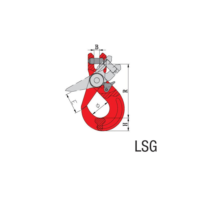 Sicherheitshaken Grad 80